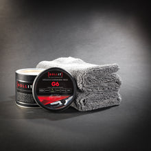 Lade das Bild in den Galerie-Viewer, GOLLIT MIRACLE CARNAUBA WAX 180g - mit 40% Carnauba-Wachs incl. GOLLIT LIQUID 250ml + 2 Microfasertücher GSM 380 - AKTION