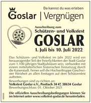 GOSLARER SCHÜTZENFEST 2025